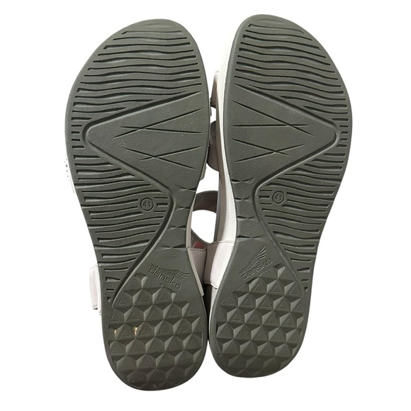 Dansko Cindy Sandals Women's EU 41‎ US 10.5 Taupe Leather Studded Comfort Shoes - Picture 10 of 12